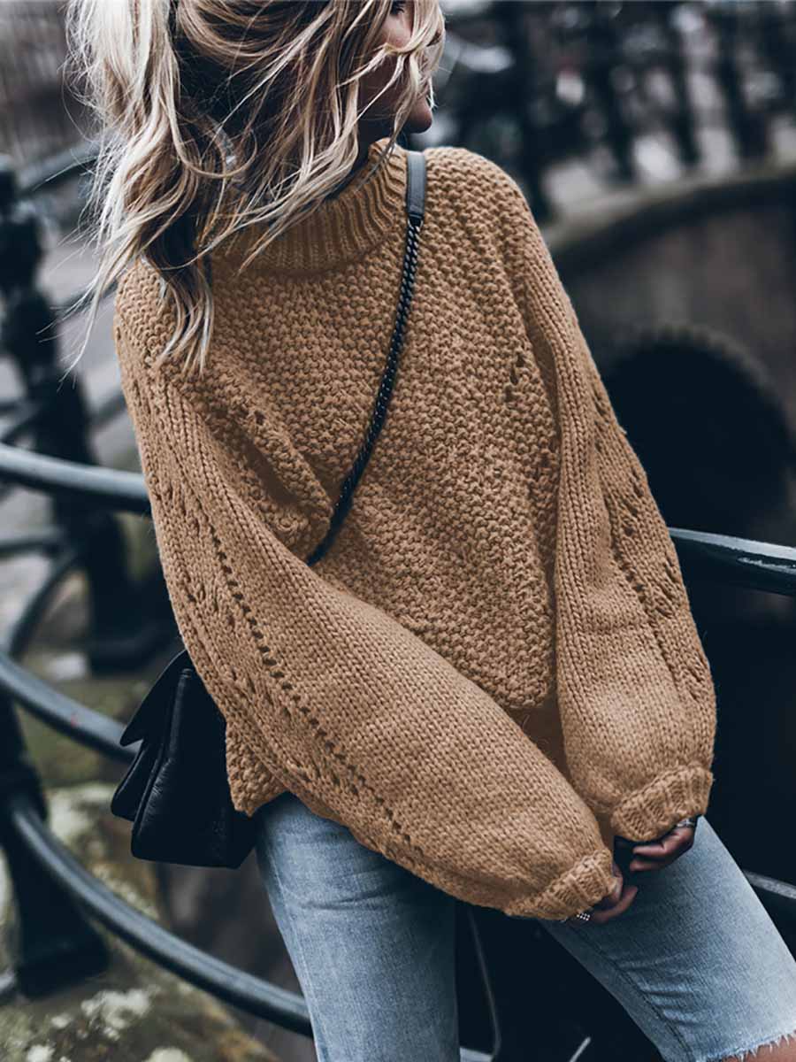Lunimesd Round Neck Hollow Sweater(7 colors)