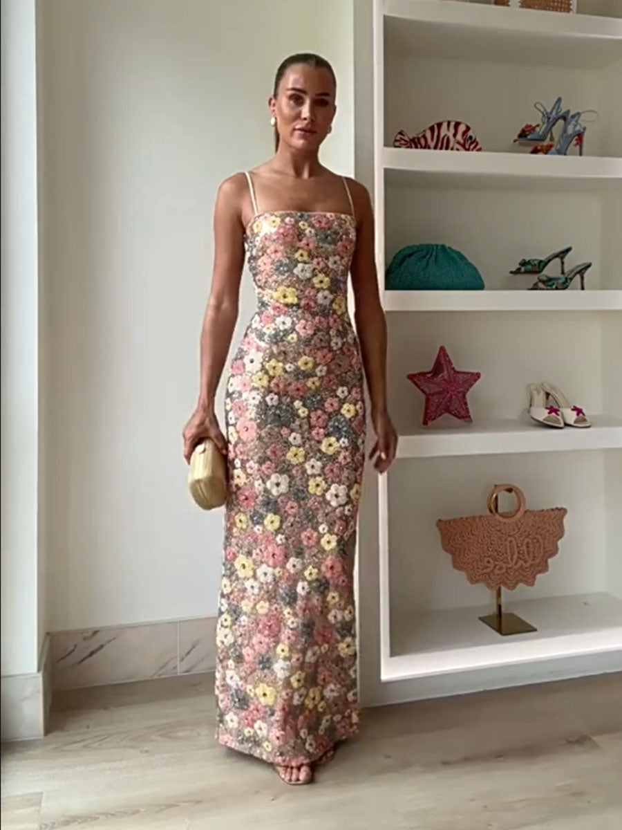 Bloom Grace Floral Maxi Dress