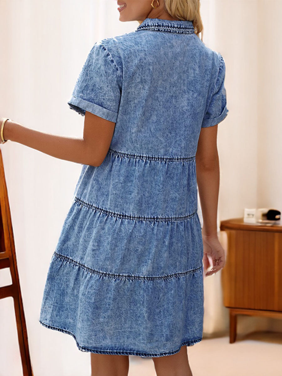 Elevated Ease Denim Dress