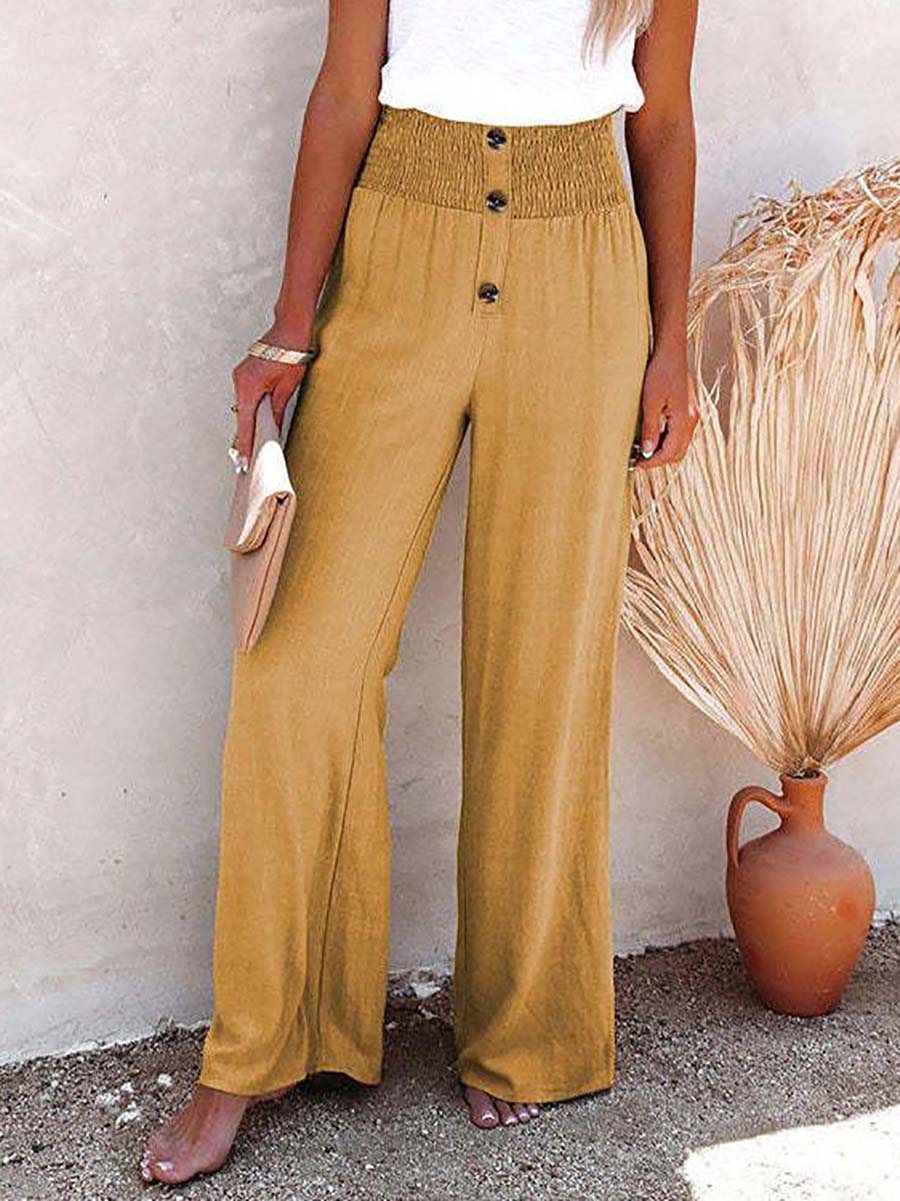 Lunimesd Solid Color Loose Casual Pants (6 colors)
