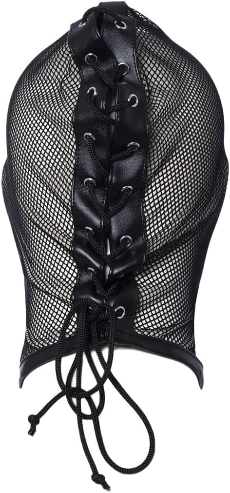 Mesh See Through Full Face Masquerade Mask 64