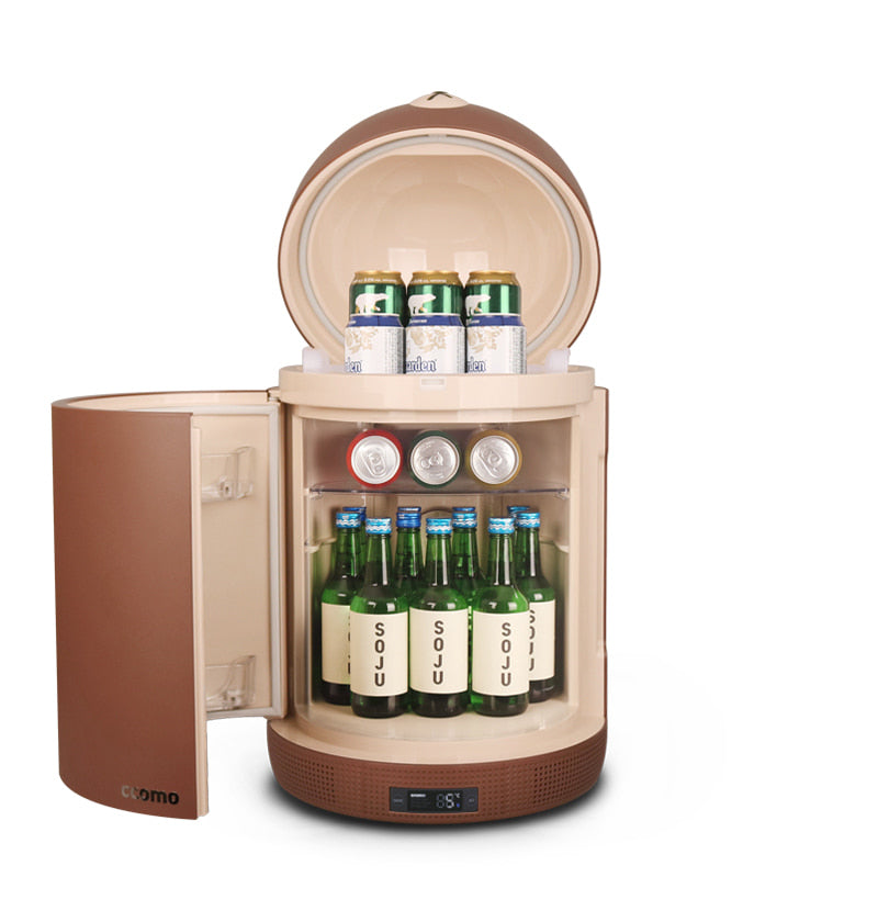 ccomo Refrigerator BROWN