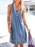 Lunimesd Sleeveless Print Loose Dress (5 colors)