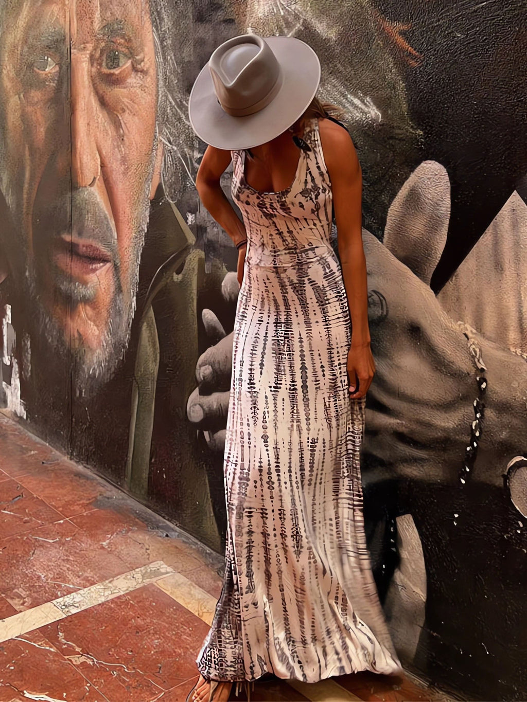 Sexy Backless Boho Dress