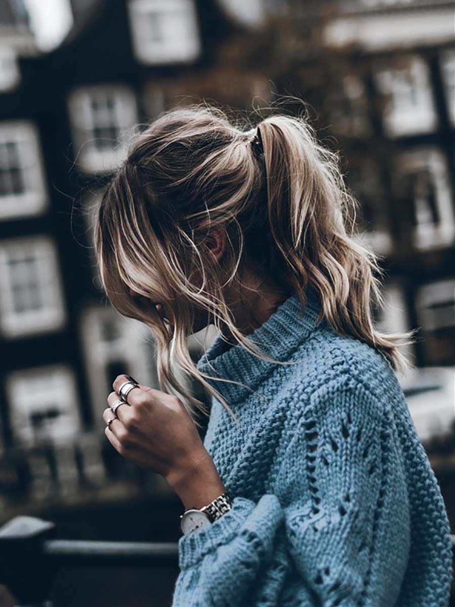 Lunimesd Round Neck Hollow Sweater(7 colors)