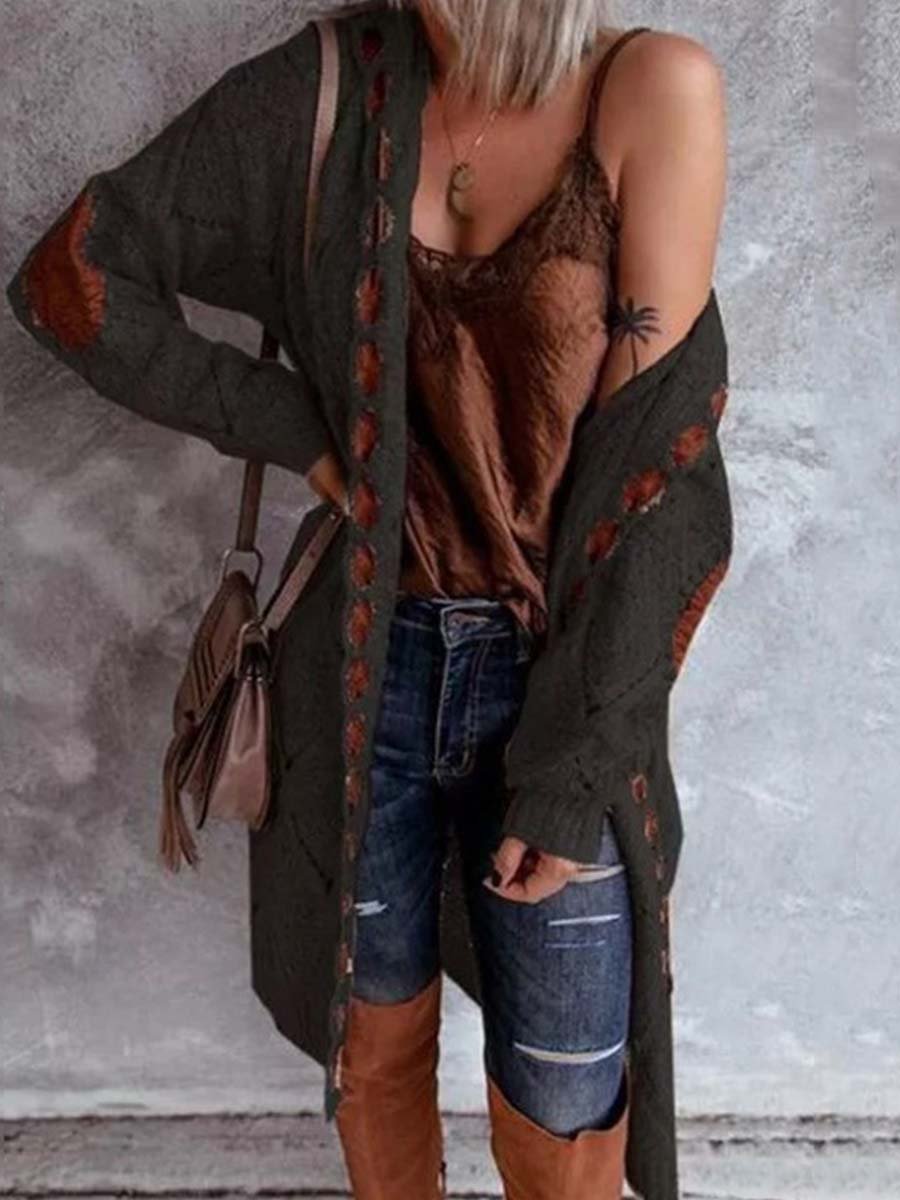 Lunimesd Casual Hooded Knitted Cardigan