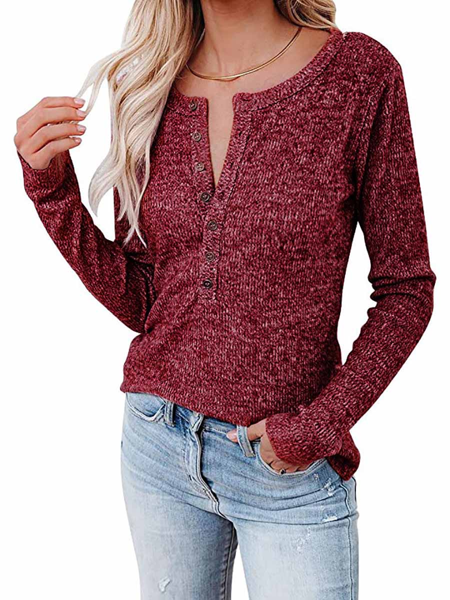 Lunimesd Round Neck Casual T-Shirt