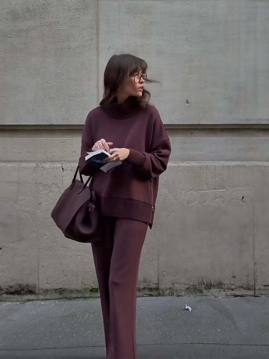 Relaxed Fit Sweatshirt Matching Set