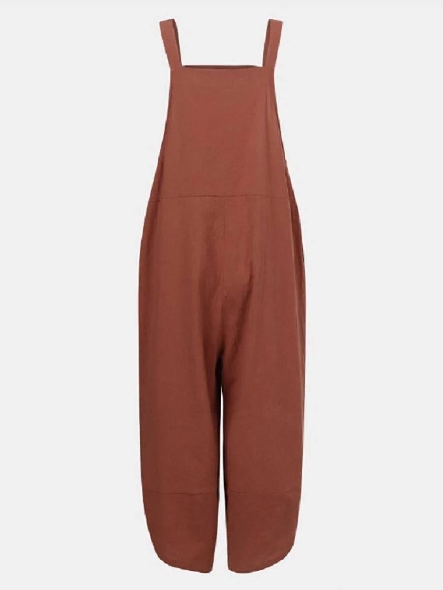 Lunimesd Solid Color Casual Nine-point Back Pants (8 Color)