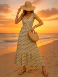Elegant Sleeveless Cotton Dress