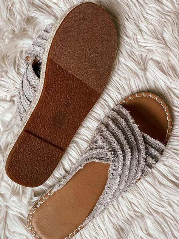 Lunimesd Cleo Espadrille Slides(3 colors)