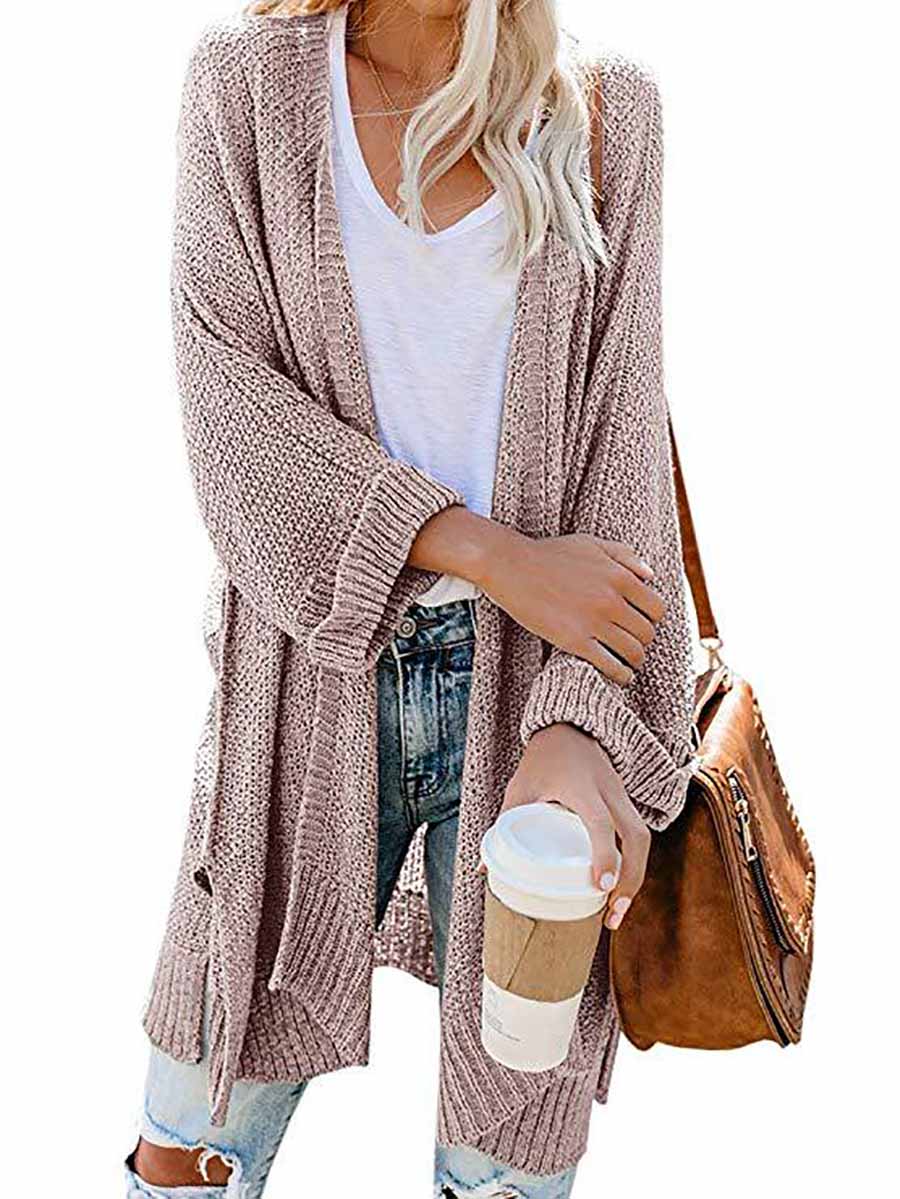 Lunimesd Solid Color Knitted Cardigan(10 colors)