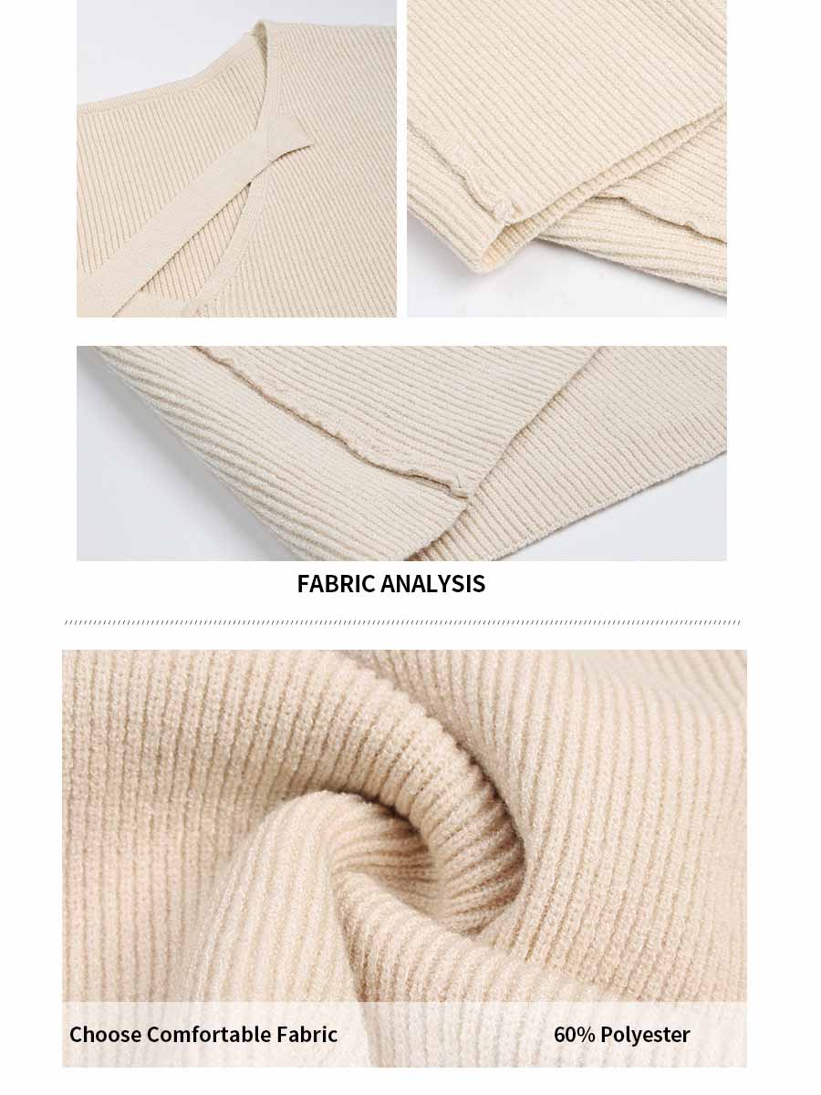 Lunimesd  Long-sleeved V-neck Sexy Top