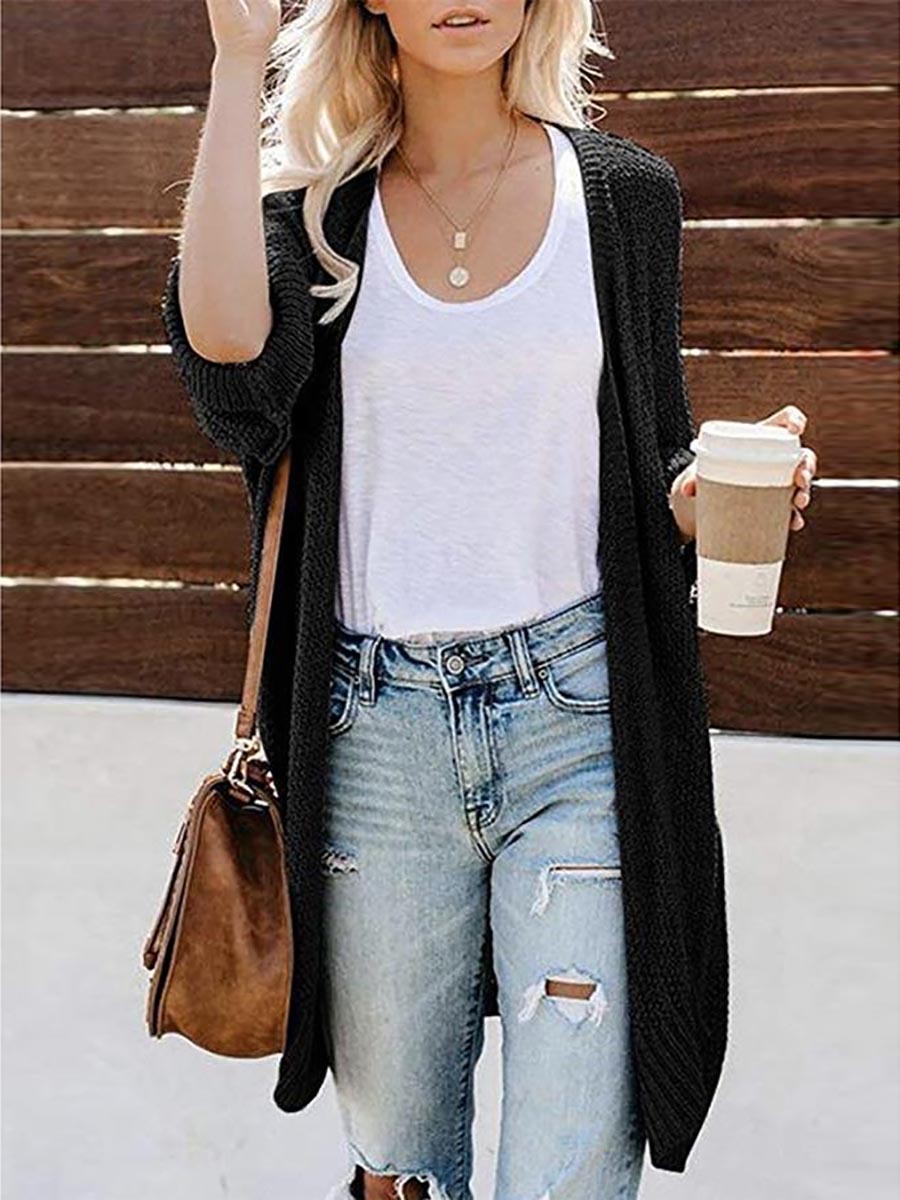 Lunimesd Solid Color Knitted Cardigan(10 colors)