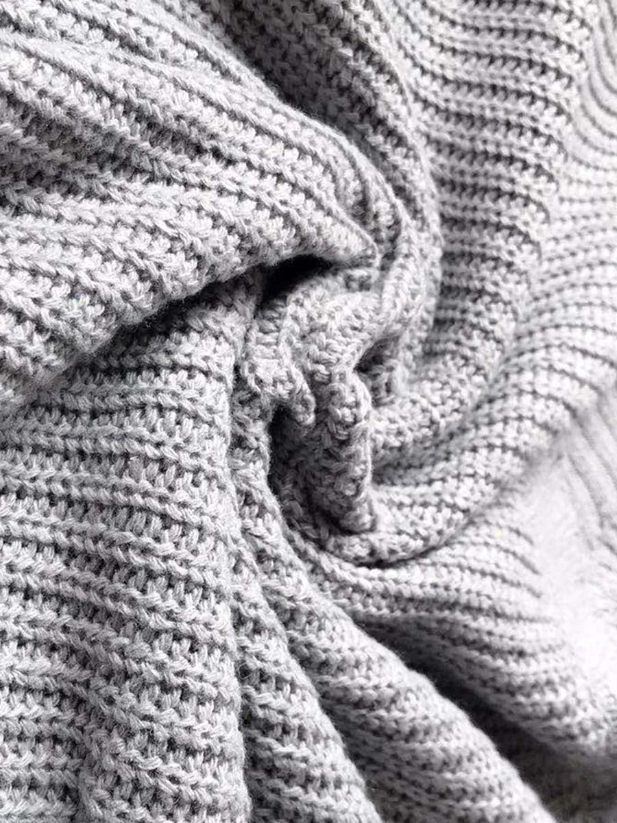 Lunimesd off-Shoulder Knitted Sweater