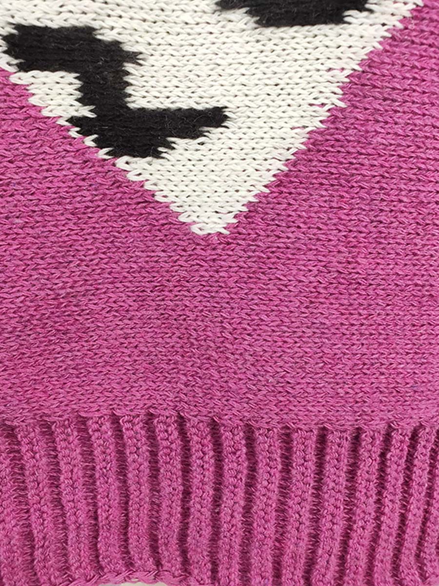 Lunimesd Leopard Stitching Tops