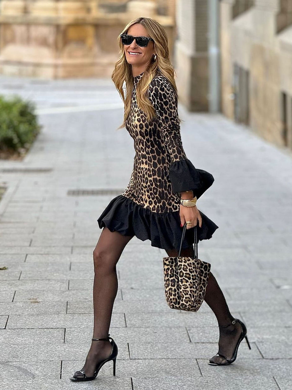 Chic Leopard Dress