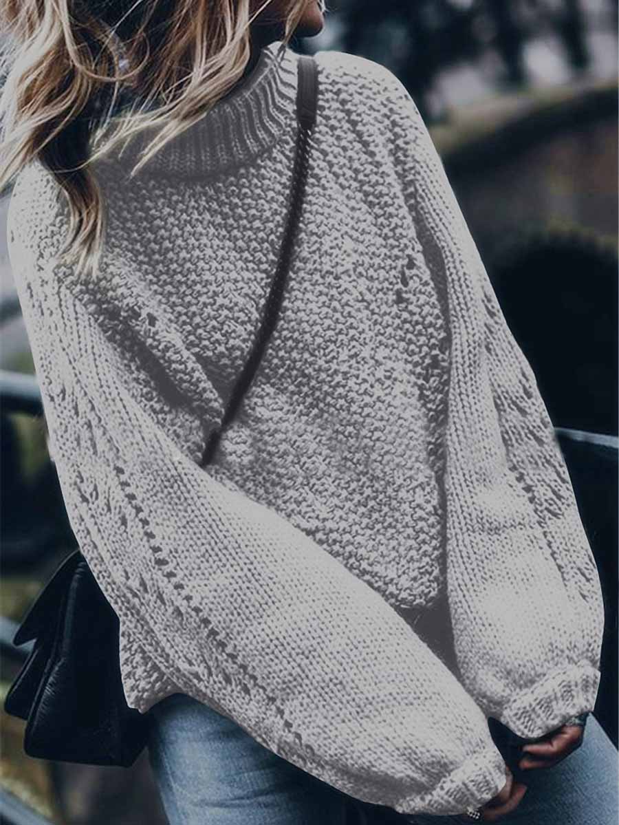 Lunimesd Round Neck Hollow Sweater(7 colors)