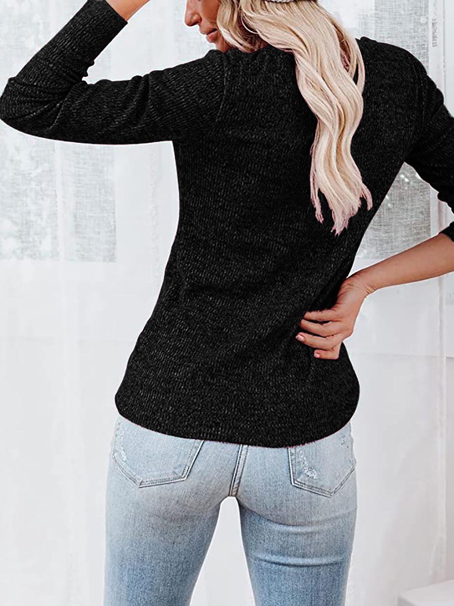 Lunimesd Round Neck Casual T-Shirt