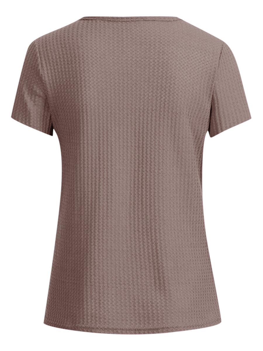 Lunimesd V-Neck Solid Color T-Shirt (16 colors)