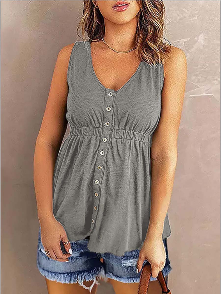 Lunimesd Solid Color Strapless Waistless Sleeveless Top(7 Colors)