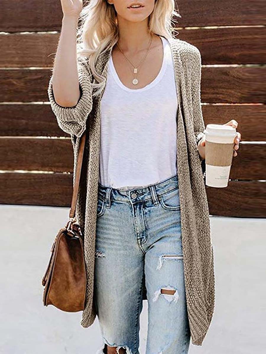 Lunimesd Solid Color Knitted Cardigan(10 colors)