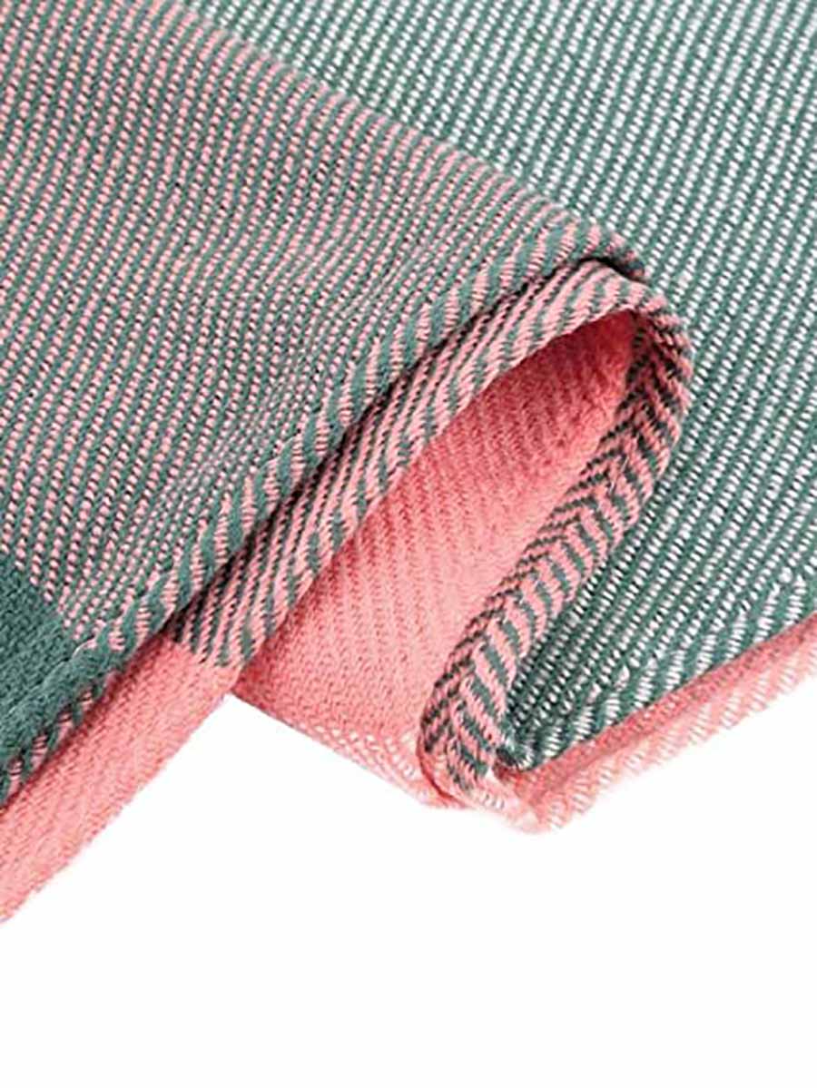 Lunimesd Warm Plaid Tassel Scarf