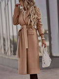Lunimesd Belt Long Coat
