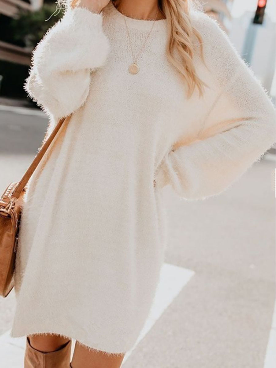 Lunimesd Plush Sweater Dress(8 colors)