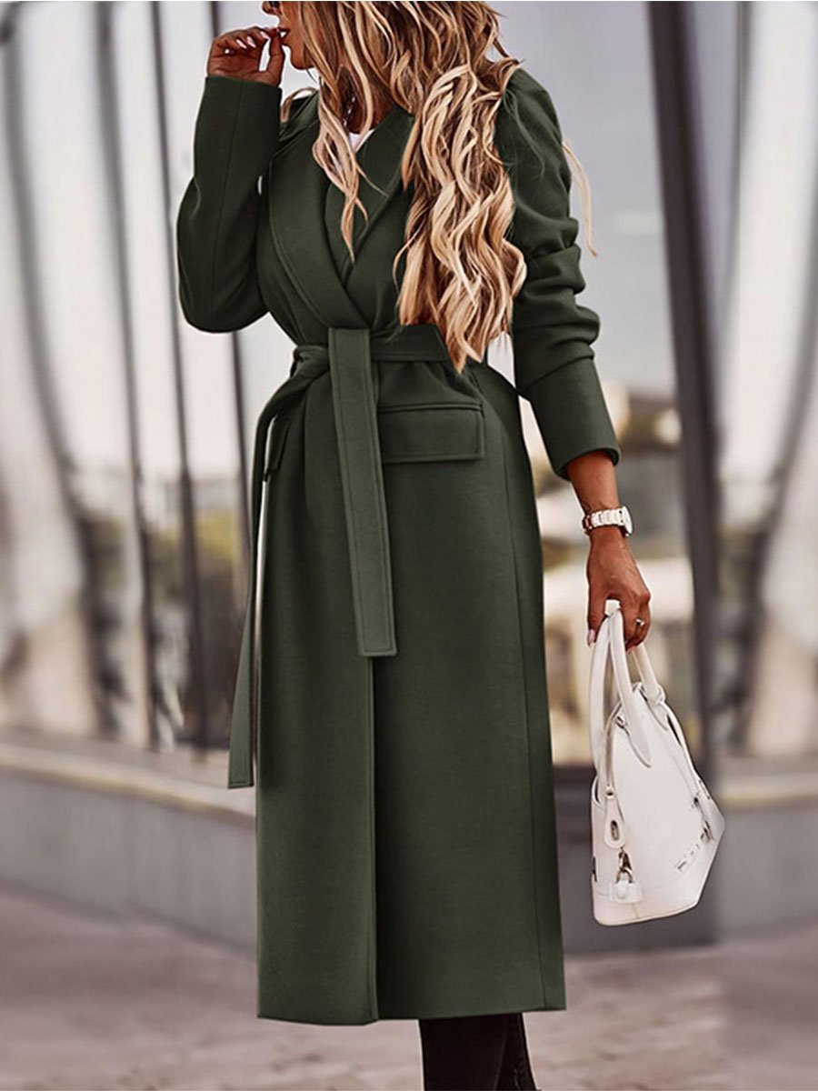 Lunimesd Belt Long Coat