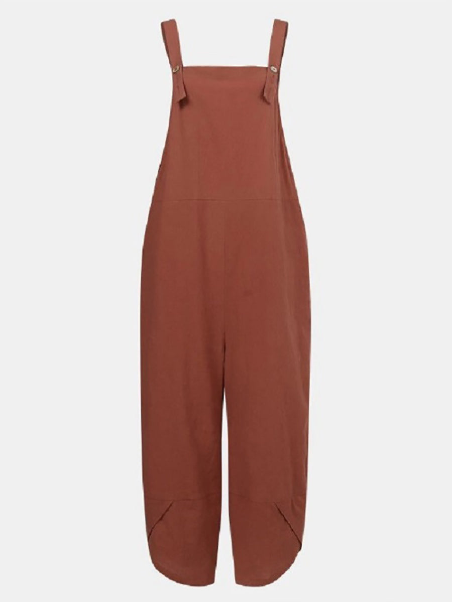 Lunimesd Solid Color Casual Nine-point Back Pants (8 Color)