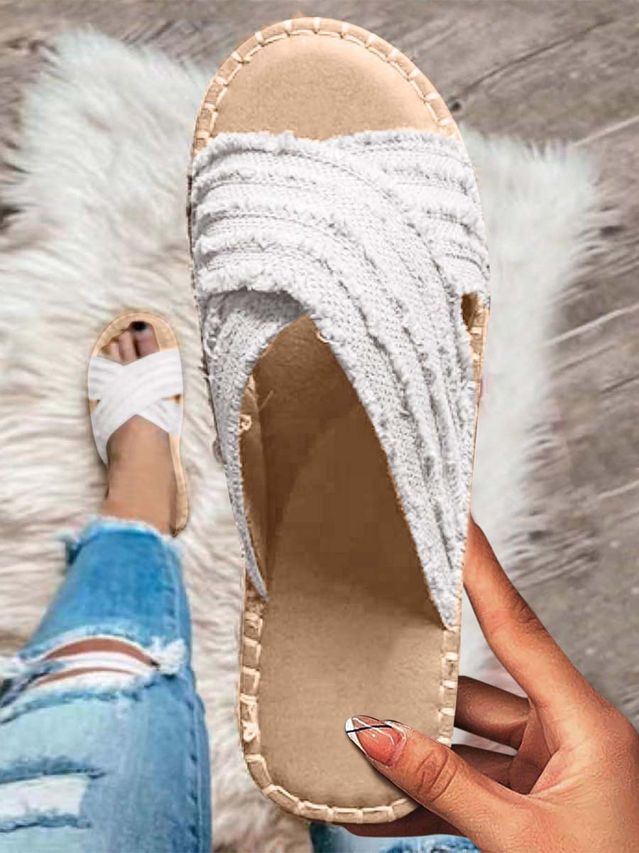 Lunimesd Cleo Espadrille Slides(3 colors)