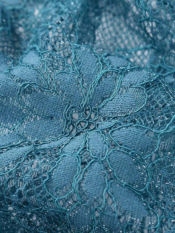 Lunimesd Lace V-Neck Knitted Dress