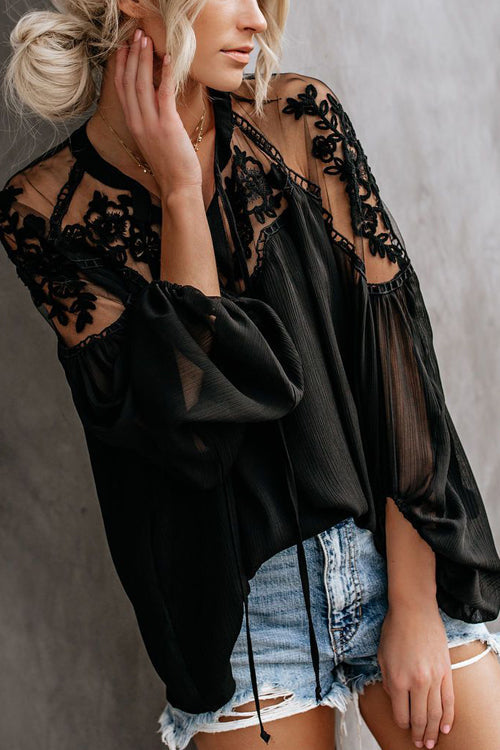 Lunimesd Sweet Love Floral Embroidery Shirt - 3 Colors