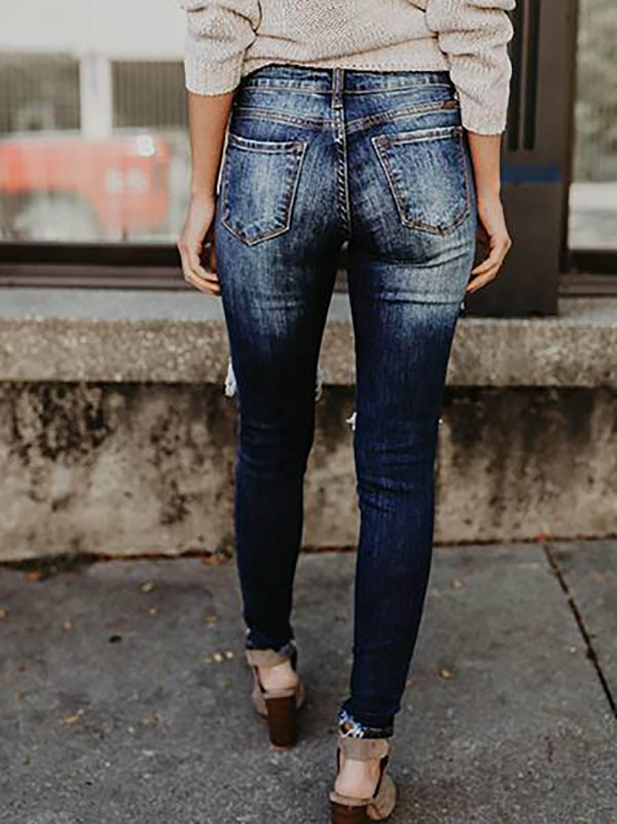 Lunimesd Ripped Skinny Jeans