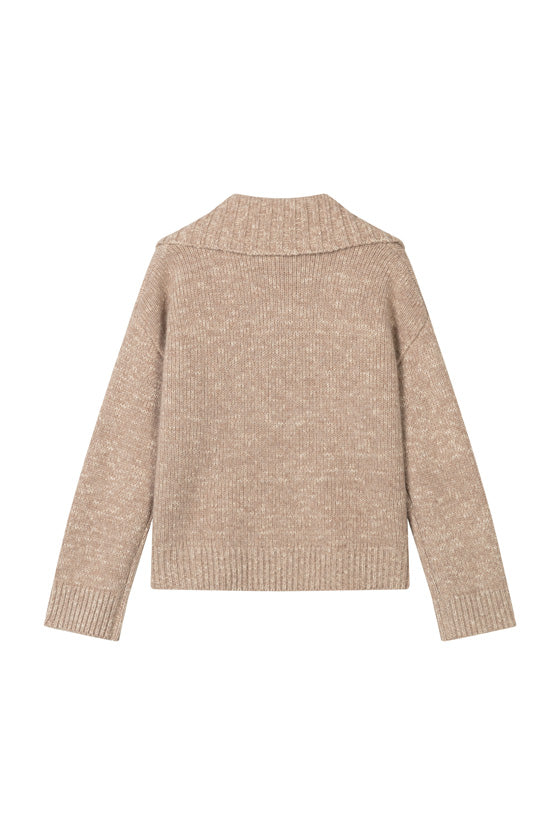 BARRY WOOL SWEATER - TAN