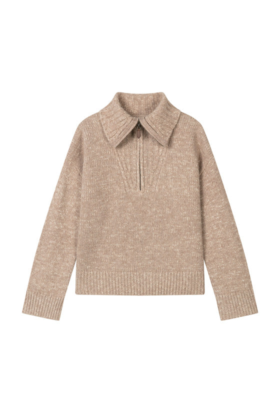 BARRY WOOL SWEATER - TAN