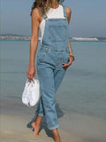 Lunimesd Plain Denim Jumpsuit
