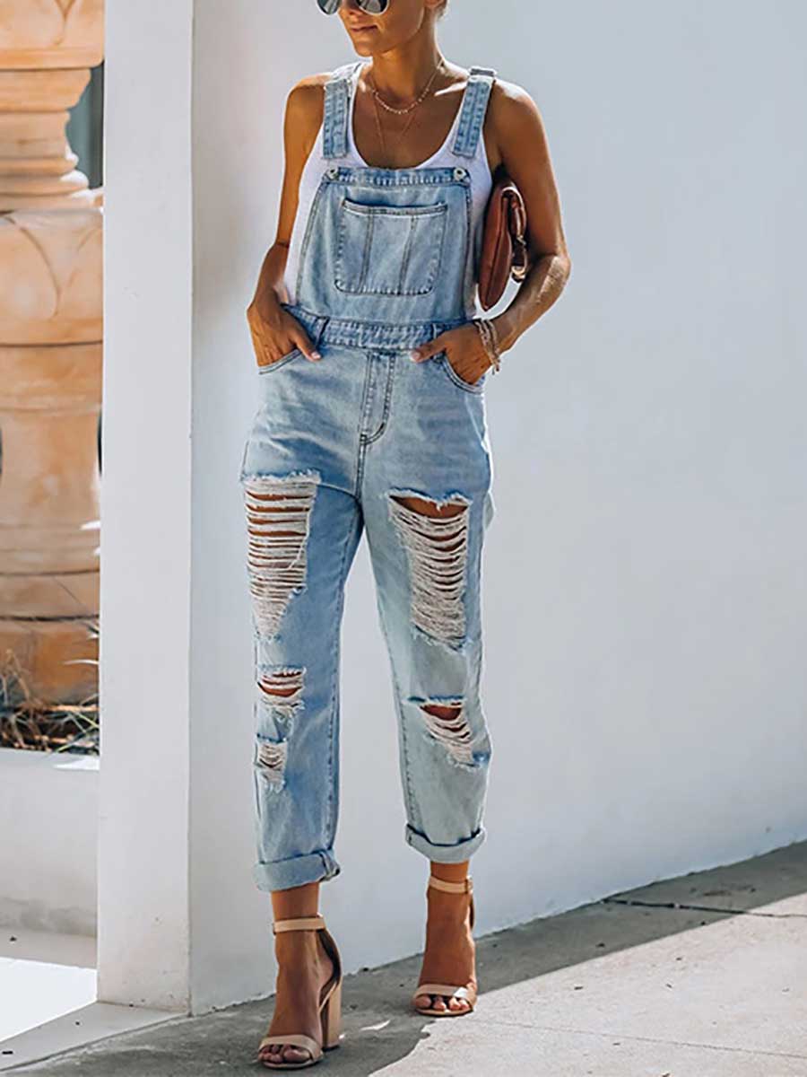 Temperament Commuter Cotton Plain Mid Rise Blue Jeans