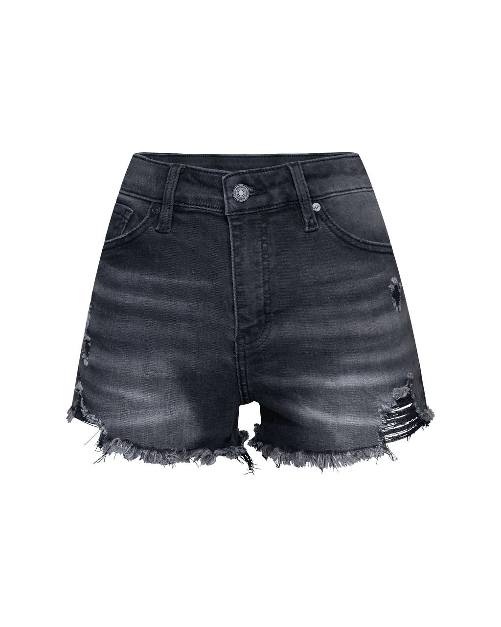 Lunimesd Eternity High Rise Distressed Shorts