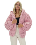 Hooded Chunky Cardigan