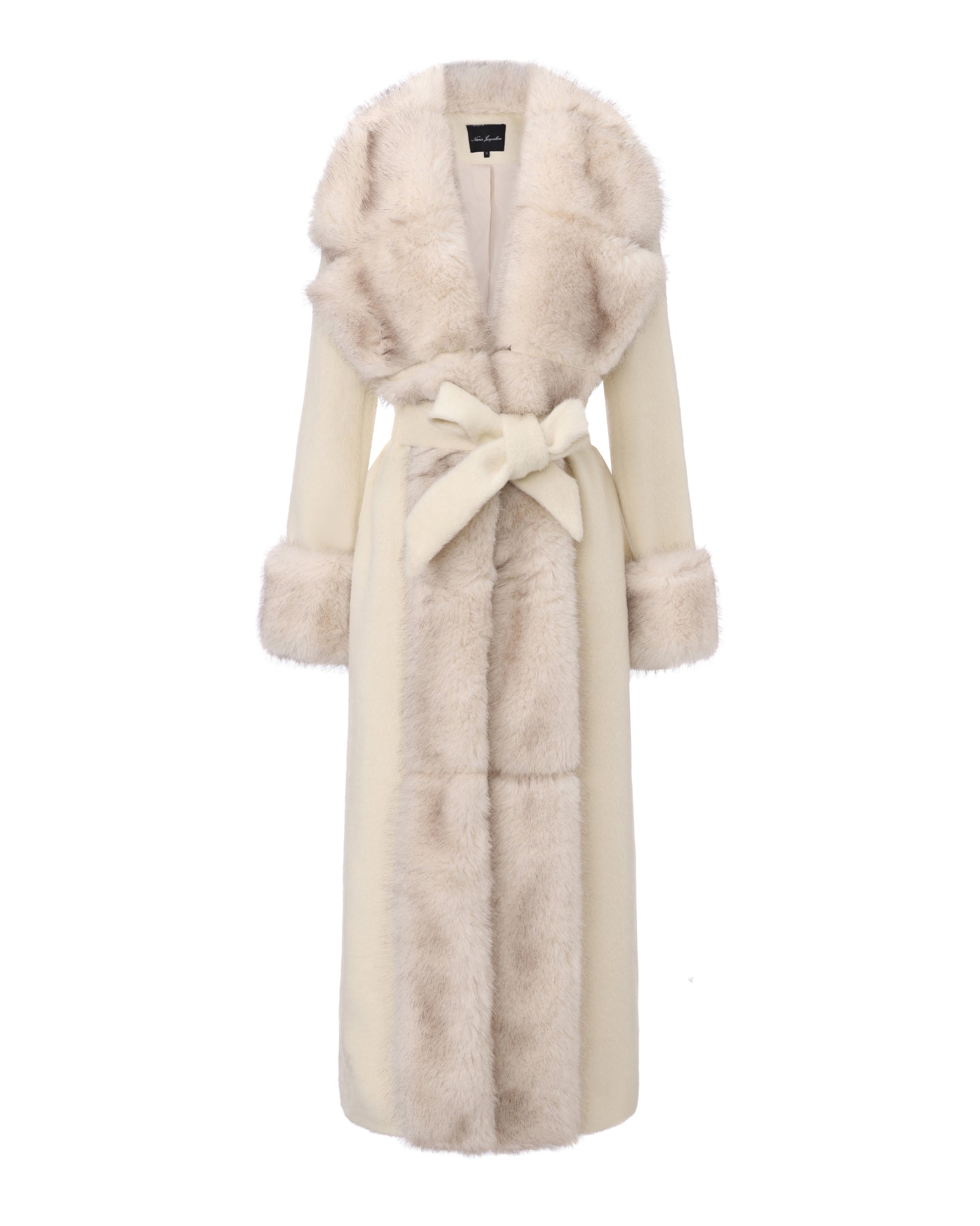 FAUX FUR COAT (OFF-WHITE)