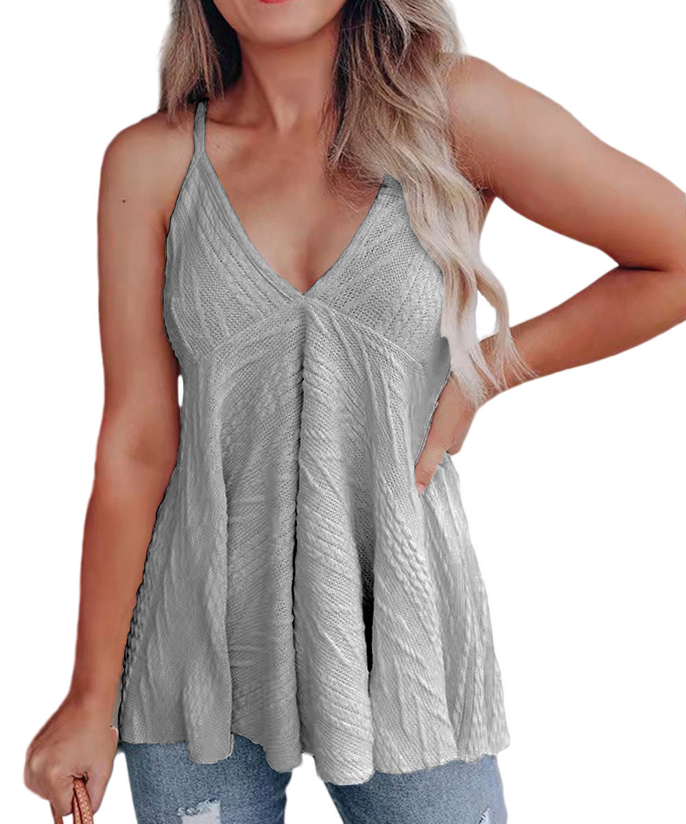 Lunimesd V-Neck Casual Woolen T-Shirt(6 colors)