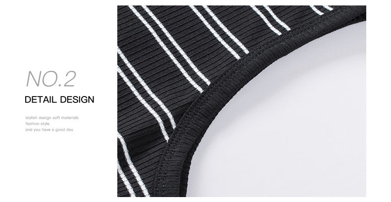 Lunimesd Striped Round Neck Dress(8 Colors)