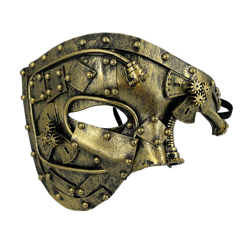 One-Eyed  Steampunk Gear Mask