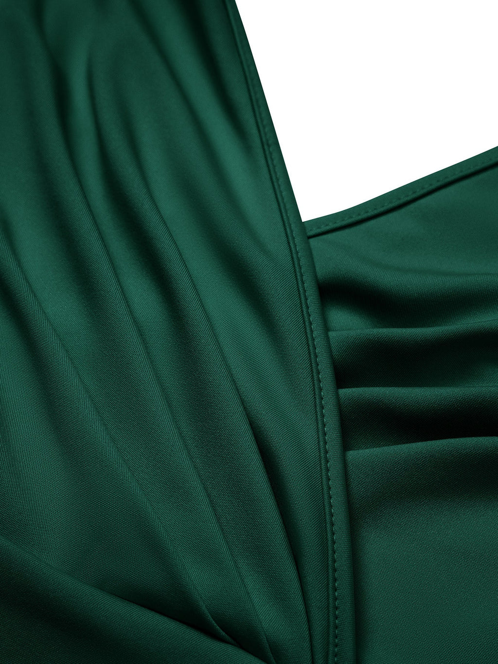 Lunimesd Celebrities Elegant Solid Solid Color V Neck Waist Skirt Dresses