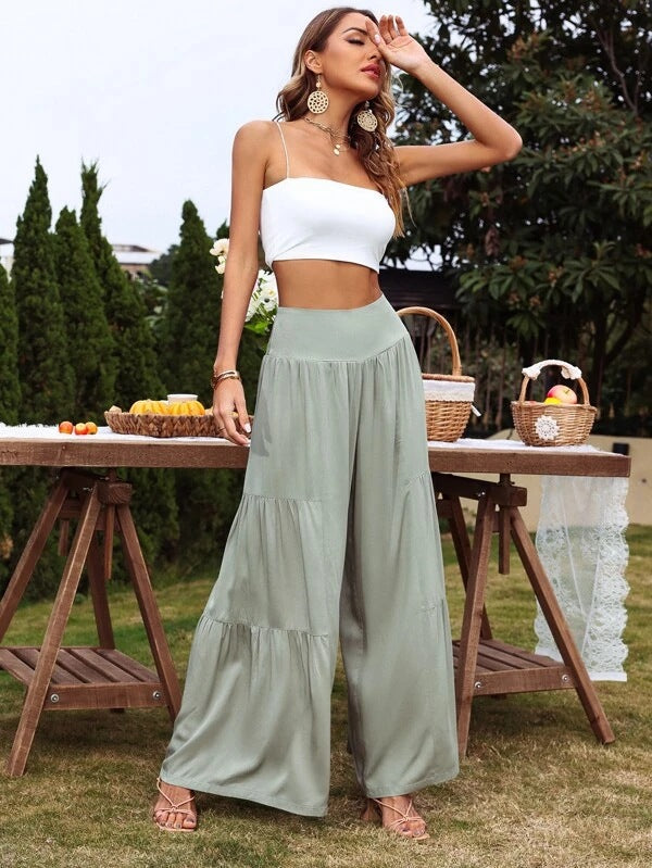 Lunimesd Casual High-Waisted Loose Pants(8 colors）