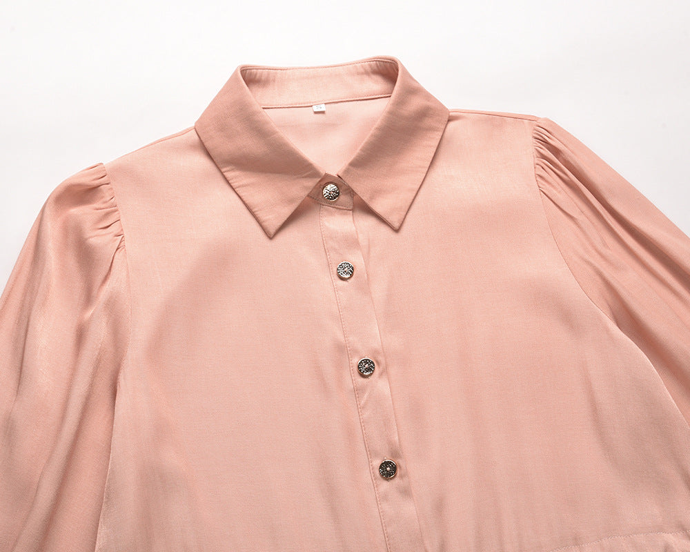 Lunimesd Long-Sleeved Waist-Skimming Dresses