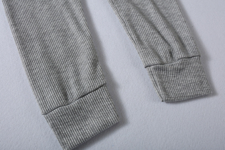 Lunimesd Solid Color Casual Lace-Up Slouchy Suit(7 color)