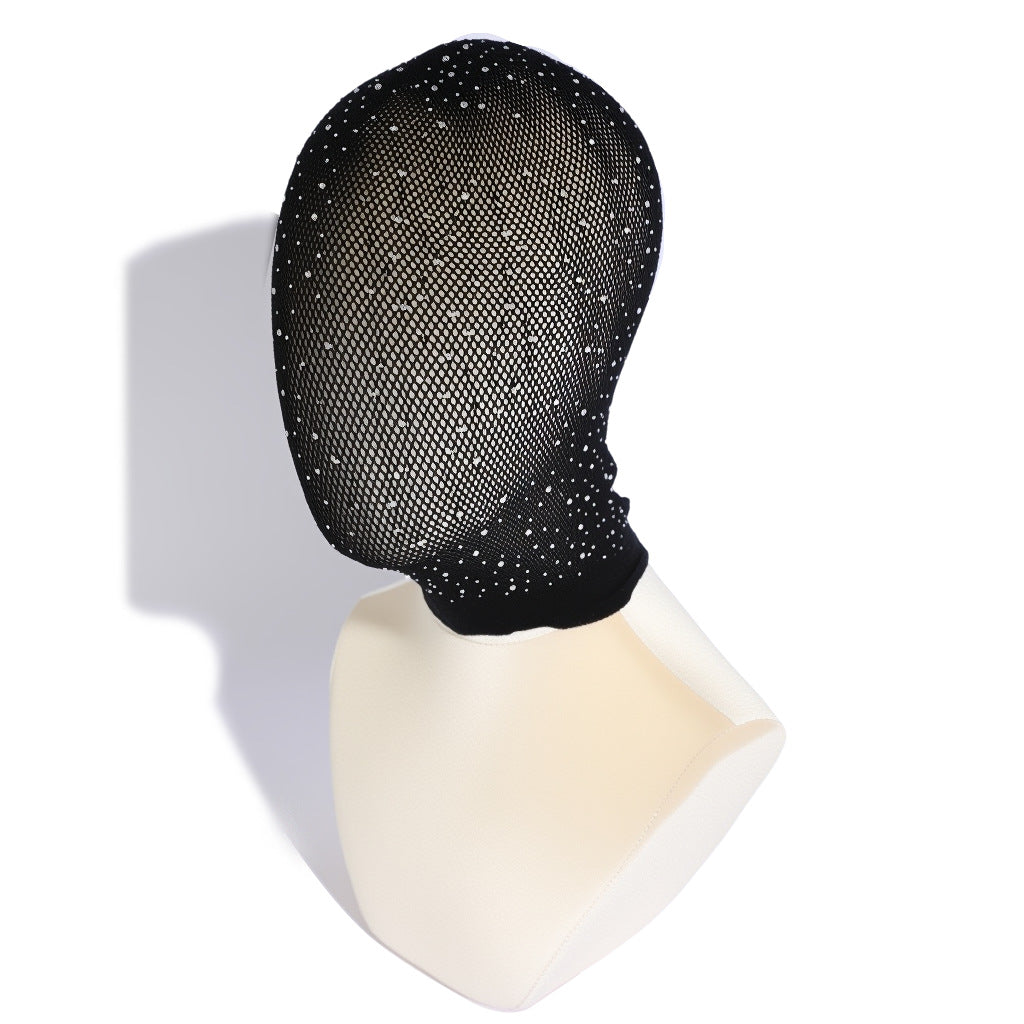 Sparkle Mesh Full-Face Mask – Gothic Sensual Edgy Accessory